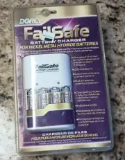 Vtg Fail Safe Battery Charger Dorcy for AA or AAA batteries Sealed in package