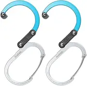 GEAR AID HEROCLIP (Small) Carabiner Gear Clip and Hook, for Hanging Bags, Purses, Lanterns, Strollers, Tools, Helmets, Water Bottles, and More