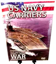 Vintage US Navy Carriers Weapons of War Documentary DVD Factory Sealed Combat
