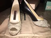 New Richard Shah Charlene Open Toe Heels Pumps 37 7
