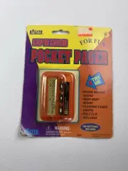 Excite Pocket Pager Beeper Super Sound Toy 1994 Orange #4490 Please Read