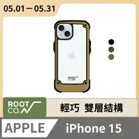 在飛比找PChome24h購物優惠-日本 ROOT CO. iPhone 15 透明背板防摔手機