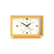 NEWGATE Hollywood Hills Mantel Clock Light Oak - No-Tick Silent Sweep Movemen...