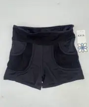 Bloch Girls Mesh Pocket Short Black Size 8