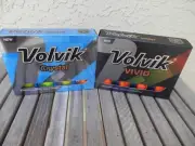 Brand NEW Volvik Vivid Orange + Volvik Crystal Multi Colors = 24 pcs Free S/H