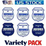 Home Security Stickers Window signs Brinks Alarm System Outdoor Waterproof New
