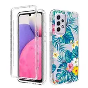 For Samsung Galaxy A33 Transparent Painted Phone Case