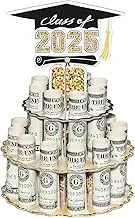 Graduation Money Holder, Graduation Money Cake, Double Layer Party Keepsake with 20 Holes, Ceremony Decoration for School Graduates