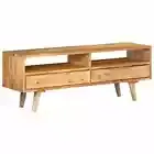 TV Cabinet Entertainment Unit TV Stand with Drawers Solid Wood Mango vidaXL