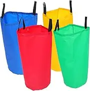 Milisten 4Pcs Funny Jumping Sack Race Bags for Outdoor Lightweight Potato Sack Race Bags for Adults for Parties and Family Reunions