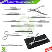 Ingrown Toenail Trimmer Clipper Set Relief Nail Edge Podiatry Chiropody Tools
