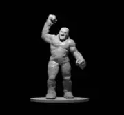 Clay Golem Mini - DND - Pathfinder - Dungeons & Dragons - RPG - Tabletop - mz425