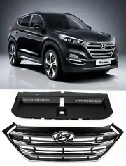 FOR TUCSON 2016-17-2018 FRONT BUMPER CHROME GRILLE + RADIATOR SHIELD GRILL COVER (for: Hyundai)