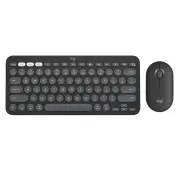 Logitech Pebble 2 Mouse Keyboard Combo - Tonal Graphite