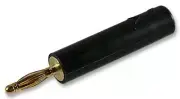 ADAPTOR TEST 2MM PLG-4MM SOCKET BLACK - 24.0115-4