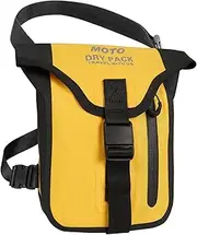 tacxmotorrad Thigh Bag for Men Women, Motorcycle Leg Pouch with Leg Strap, Waterproof Drop Leg Bag for Cycling Hiking Camping Fishing Climbing Outdoor (Yellow)
