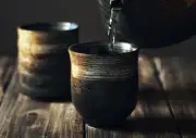 Traditional Japanese Ceramic Tea Cup 200ml Artisan Handmade Stoneware Teacup