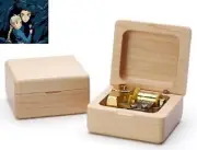 Japan Sankyo Beech Wood Wind Up Music Box : Ghibli Howl's Moving Castle