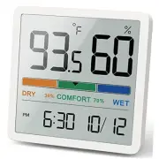Hygrometer Indoor Thermometer, Desktop Digital Thermometer with Temperature 1