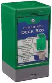 Customizable Deck Box - Green Fantasy Flight GAMING SUPPLY BRAND NEW ABUGames