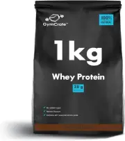 Gymcrate Chocolate Whey Protein Powder (1Kg) | Whey Protein Isolate & Concent...