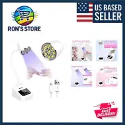 U V Nail Lamp, 27W Rechargeable U V Light for Gel Nails Polish, Mini Flash Cu...