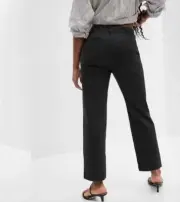 GAP 90's Mid Rise Girlfriend Khaki Moonless Night Black Pants Size 4 TALL NWT