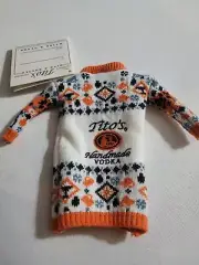 Titos Handmade Vodka Mini Ugly Christmas Sweater Bottle Cover Collectible