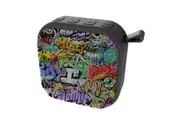 Teenage Mutant Ninja Turtles Graffiti Mini Bluetooth Speaker - Black
