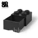 【Room Copenhagen】LEGO Brick Drawer 4樂高積木方塊四紐抽屜盒收納盒-黑色(樂高收納盒)