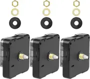 Watch Mechanism, 3 Pieces Quartz Movement Replacement, Silent Sweep Battery Cloc