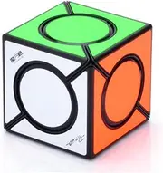 cuberspeed QiYi six spot Cube Black Magic Cube Mofangge fangyuan Cube Black qiyi skewb Puzzle