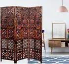 Wooden Room Partitions Room Dividers Screen Separator 3 Panels