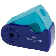 Faber-Castell 1 Hole Mini Sharpener with Sleeve Box Blue