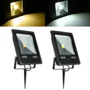 50W Waterproof IP65 White/Warm White LED Flood Light Outdoor Garden Security Lamp 837 WARM WHITE