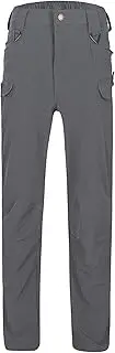 [Generic] Men's Waterproof Hiking Pants Slim Fit Tactical Pants Water Resistant Rip Stop Lightweight Utility Cargo Pants