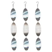 Highly Reflective Bird Scare Discs Set,9 Metal Disc Decoration for Outdoor6206