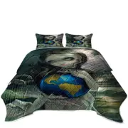 The World Beautiful Maiden in the Sea with Monsters Coverlet