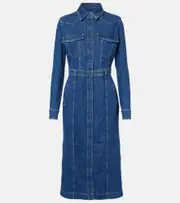 [7 For All Mankind] 7 For All Mankind Denim shirt dress AU 16 blue