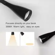 Clip-On Reading Book Light Flexible Extra Long Headboard Lamp LED Reading Light