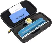 East top Upgrade Chromatic Harmonica Key of C 16Hole 64Tone Harmonica Party Gift
