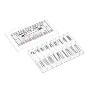 Watch Band Link Pin Set 72pcs 1.4mm Dia Spring Bar Pins 8-25mm 4pcs Each Size
