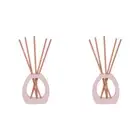 2x Arome Ambiance Arch Series Liquidless Reed Diffuser Set Peach Oolong Scent