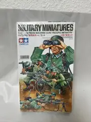 Tamiya Military Miniatures 1:35 German Machine Gun Troops Infantry Model Kit New