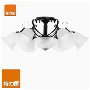 【特力屋】蘿莉6+2燈半吸頂燈