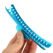 6x Hair Section Clamp Prevent Slip Strong Hold Hair Styling Coloring Clips ECA