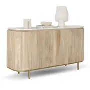 Abbotsbury Indoor Buffet Sideboard with Marble Top