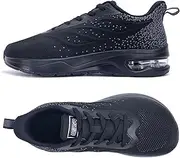 [HuJAT] Women Running Shoes Wide Toe Box Air Tennis Walking Sneakers Slip On Comfortable Wide Width Athletic Shoes for Swelling Bunion US Size 6.5-11