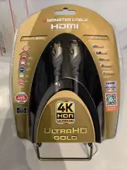 HDMI Monster Cable 4K HDR UltraHD Gold Premium High Speed Ethernet 6 ft 1.82m