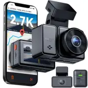E2 Dash Cam Front and Rear, 2.7K Upgrade Rear Cam, Dual STARVIS, 2.7K + 2.7K ...